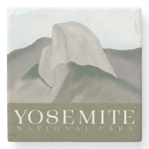 Half Dome, Yosemite National Park Stone Coaster