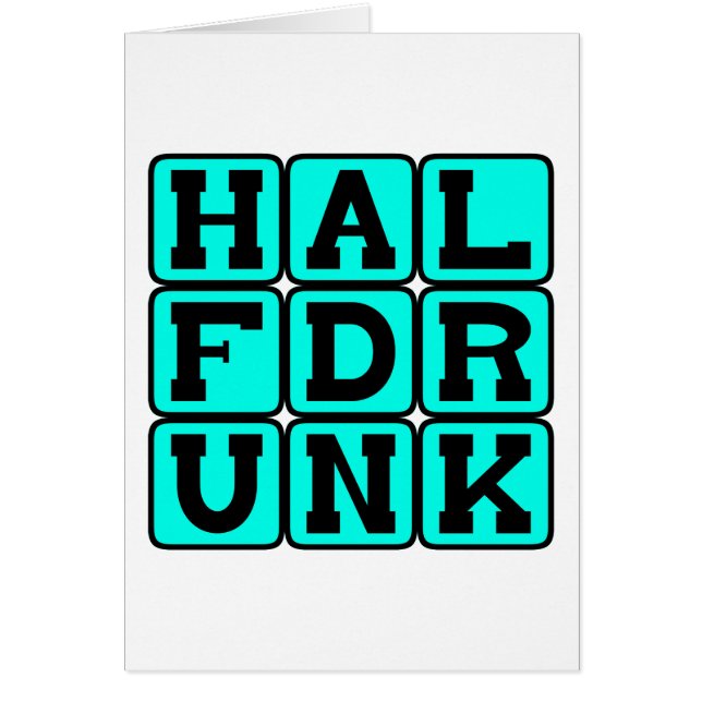 Half Drunk, Optimistic Outlook (Front)