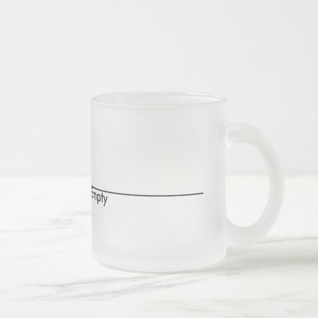 Half Empty Mug (Right)