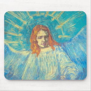 Half Figure of an Angel by Vincent van Gogh Mouse Mat