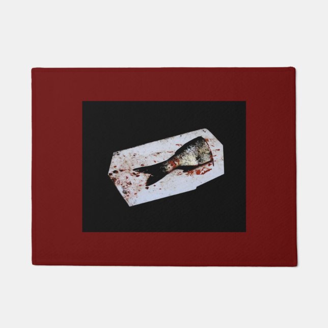 Half Fish - Fun Doormat (Front)