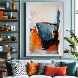 Half Full Glass - Abstract Metaphor Canvas Print