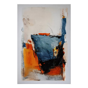 Half Full Glass - Abstract Metaphor Poster