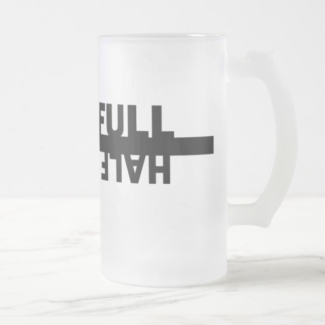 Half Full/ Half Empty Mug (Right)