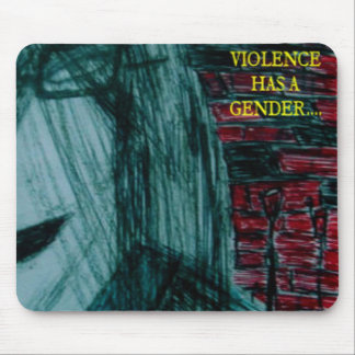 half girl print mouse mat
