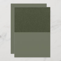 Half Glitter Moss Green Flat Program – Customise