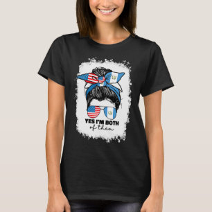 Half Guatemalan And American Guatemala Usa Flag Gi T-Shirt