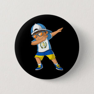 Half Guatemalan Half Ukrainian Boy Guatemala Flag 6 Cm Round Badge