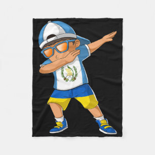 Half Guatemalan Half Ukrainian Boy Guatemala Flag Fleece Blanket