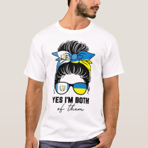 Half Guatemalan Half Ukrainian Girl Guatemala Ukra T-Shirt