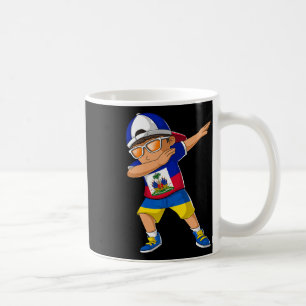 Half Haitian Half Ukrainian Boy Haiti Ukraine Flag Coffee Mug