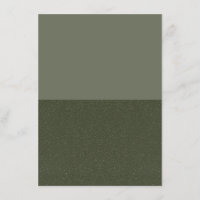 Half & Half Moss Green Enclosure Card – Customise