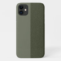 Half & Half Moss Green iPhone 11 Case – Customise