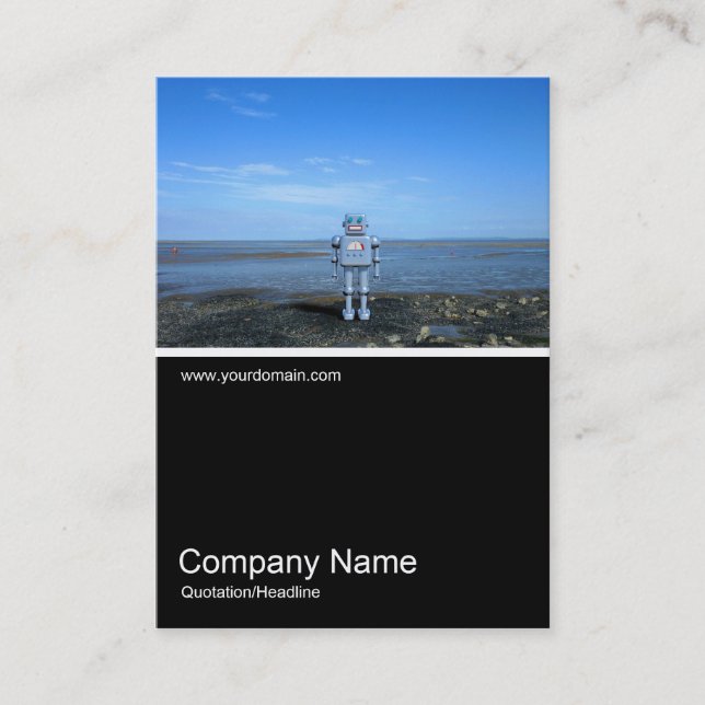 Half&Half Photo 0229 - Beside the Sea Business Card (Front)