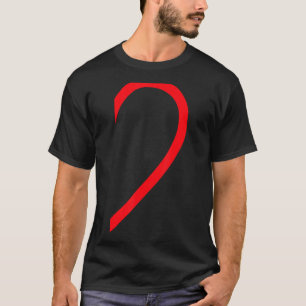 Half Heart Right Hand Side Love Couple Camisa Pare T-Shirt