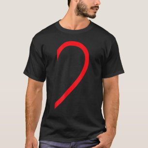 Half Heart Right Hand Side Love Couple Camisa Pare T-Shirt