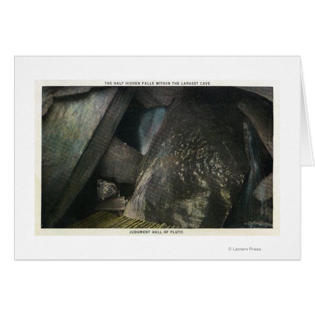 Half Hidden Falls View of Judgment Hall of Plato (Front Horizontal)