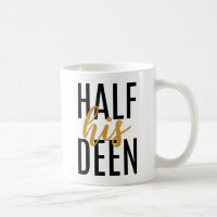 Half His Deen Nikkah Gift Mug for Couples