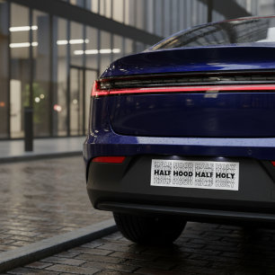 Half Hood Half Holy Bumper Sticker