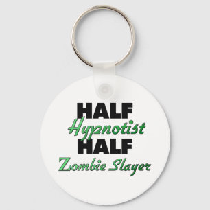Half Hypnotist Half Zombie Slayer Key Ring