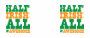 HALF IRISH ALL AWESOME funny St Patrick's day Two-tone Coffee Mug - 11.60 HALF IRISH ALL AWESOME funny St Patrick's day Two-tone Coffee Mug