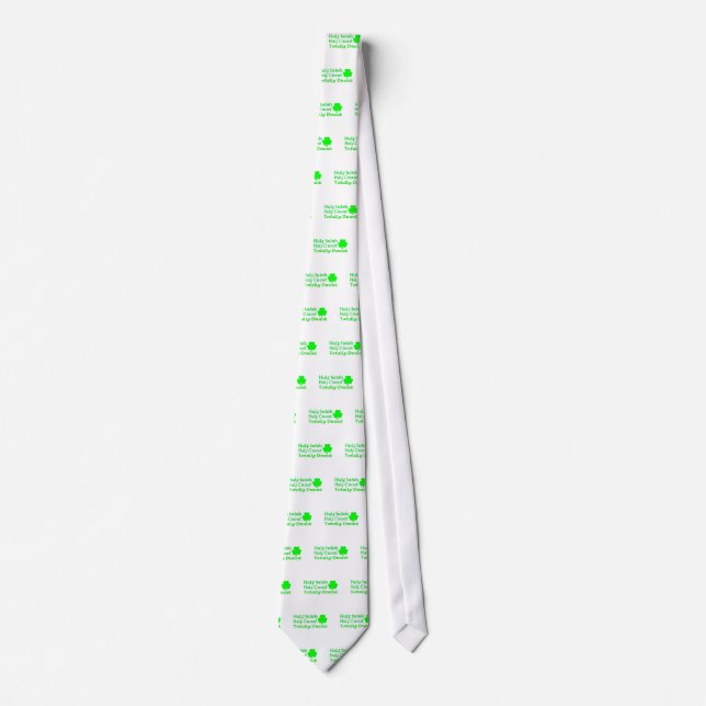 Half Irish Half Croatian Totally Awesome Tie (Front)