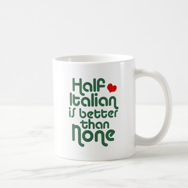 Half Italian Coffee Mug (Right)