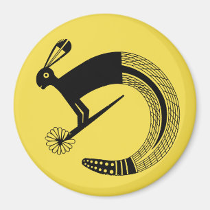 Half Jack Rabbit and half Rattle Snake Magnet