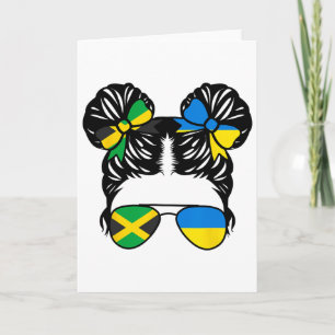Half Jamaican Half Ukrainian Girl Jamaica Kids Her Card