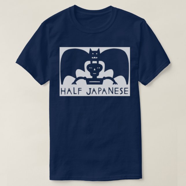 Half Japanese Monster paper cutting by Jad Fair  T-Shirt (Design Front)