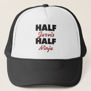 Half Jarvis Half Ninja Trucker Hat