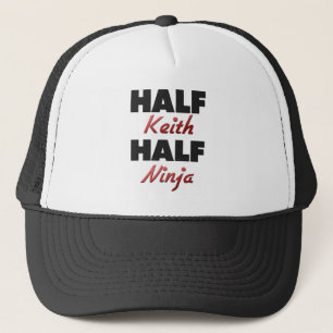 Half Keith Half Ninja Trucker Hat