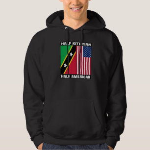 Half Kittitian American Saint Kitts and Nevis Heri Hoodie