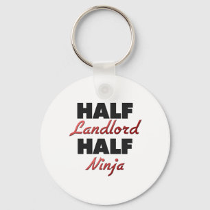 Half Landlord Half Ninja Key Ring