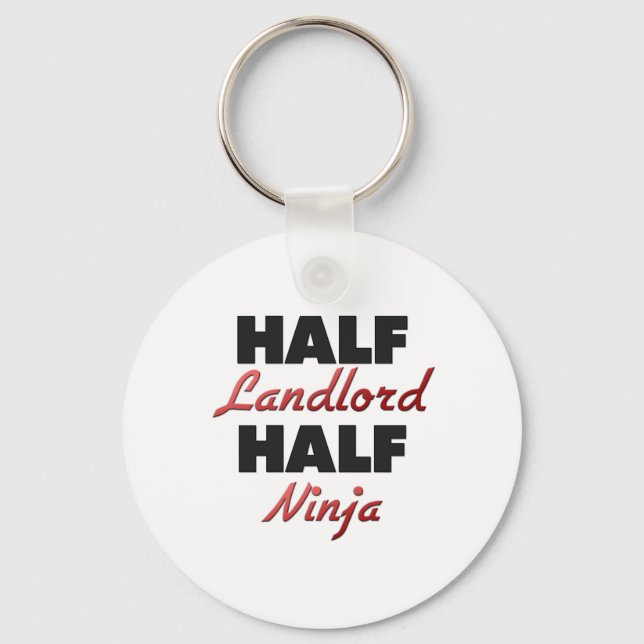 Half Landlord Half Ninja Key Ring (Front)