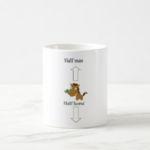half man-horse coffee mug