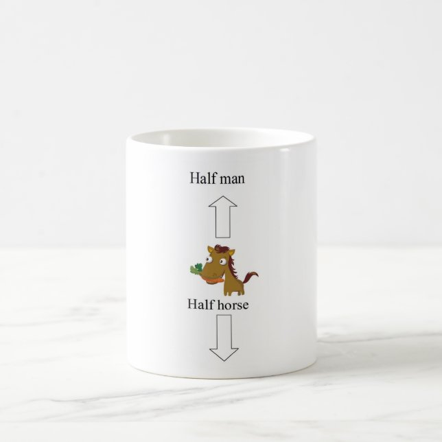 half man-horse coffee mug (Center)