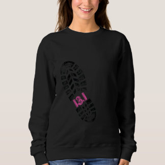 Half Marathon 13.1 Miles Shoe Print Couple Matchin Sweatshirt