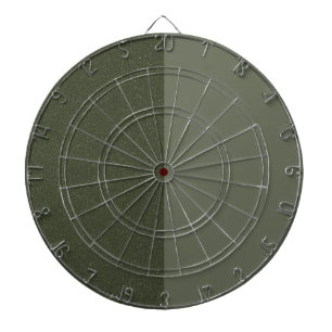 Half-Matte Half-Textured Moss Green Dartboard