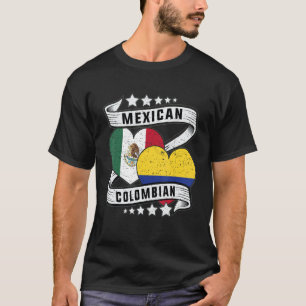 Half Mexican half Colombian shirt Colombian Mexica