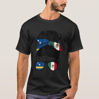 Half Mexican Half Curacao Roots Curaã§Ao And Mexic T-Shirt