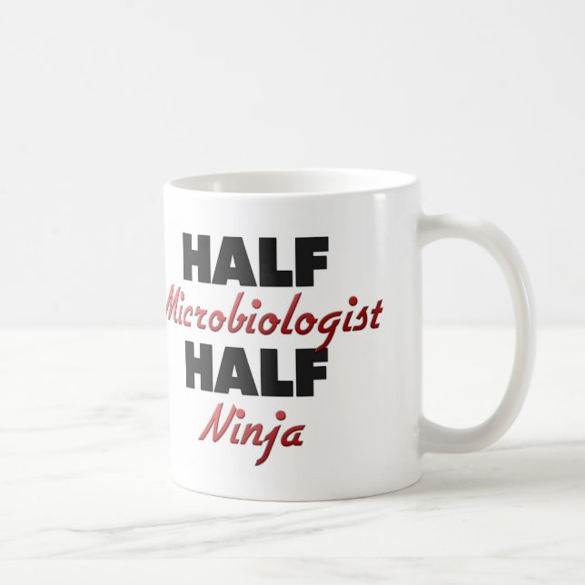 Half Microbiologist Half Ninja Coffee Mug (Right)