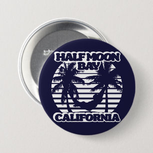 Half Moon Bay California 7.5 Cm Round Badge