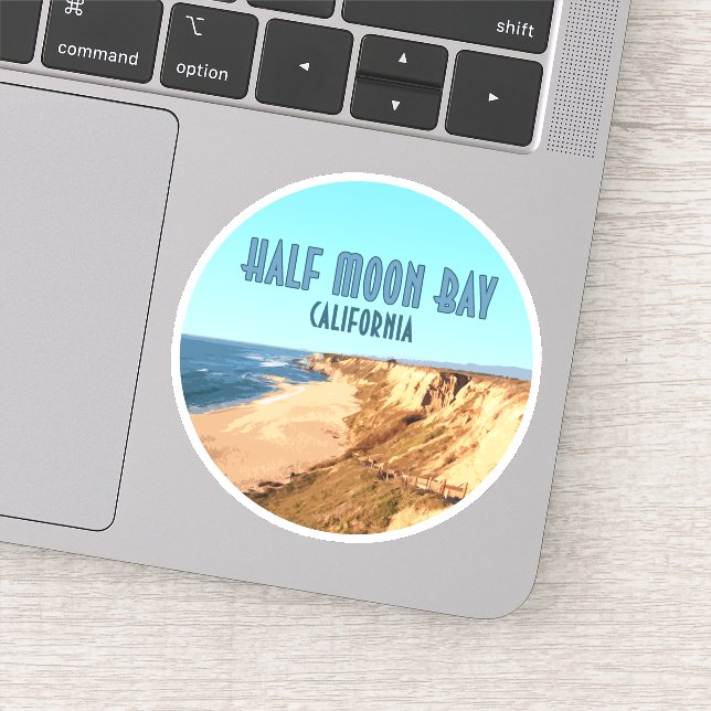 Half Moon Bay California Vintage (Detail)