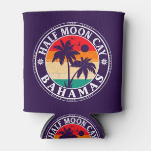 Half Moon Cay Bahamas - Retro Vintage 80s Souvenir Can Cooler