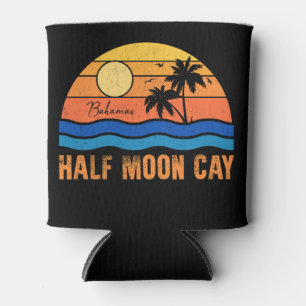 Half Moon Cay Bahamas - Retro Vintage 80s Souvenir Can Cooler
