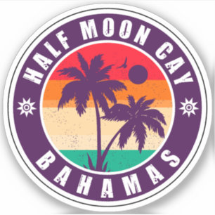 Half Moon Cay Bahamas Retro Vintage Vacation 60s