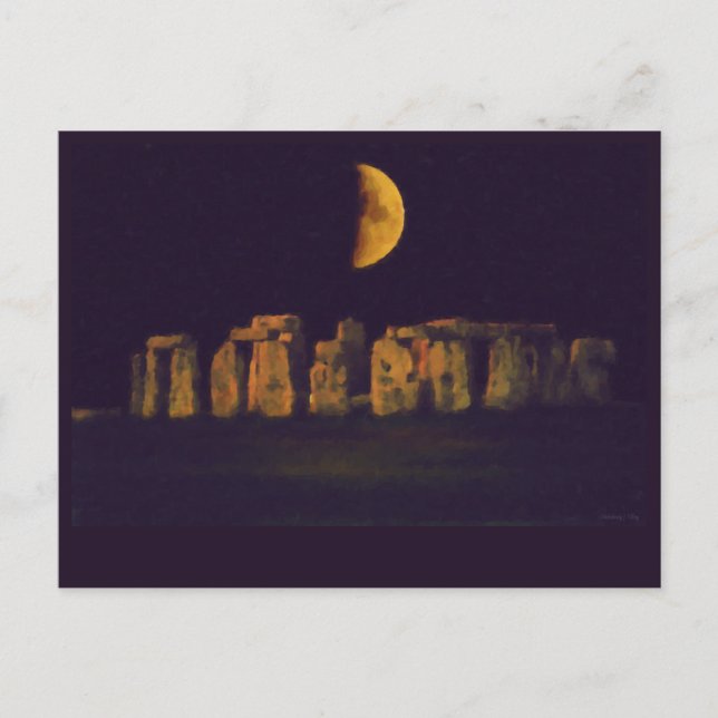 Half Moon Henge Postcard (Front)