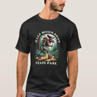 Half Moon Pond State Park Vermont VT Mountains Hik T-Shirt