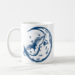 Half Moon Shirt, Moon Shirt Coffee Mug